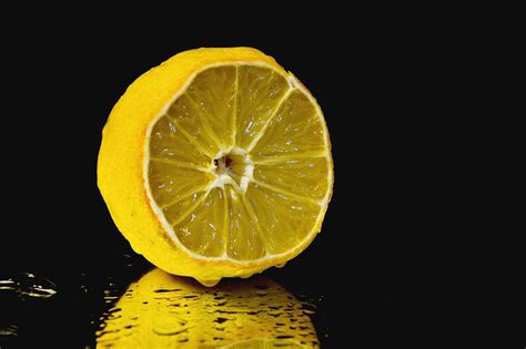 Lemon Fruit Reflection Free Photo On Pixabay Pixabay