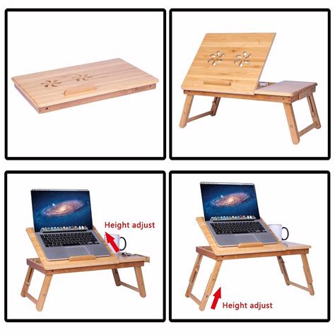 Buy Ktaxon Portable Laptop Desk Folding Foldable Lap Tray Bed
