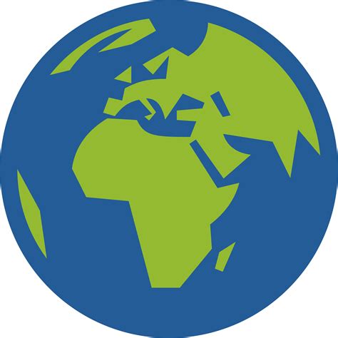 Clipart Globe Icon Facing Europe And Africa