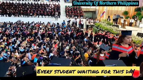 graduation in university of northern philippines 🇵🇭 youtube