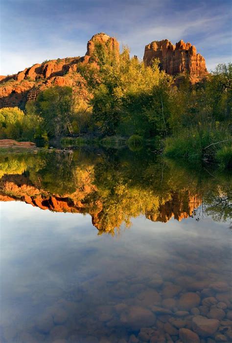 Sedona Sunset Sedona Beautiful Photography Nature Lake Water