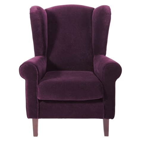 Our kids' furniture category offers a great selection of kids' armchairs and more. Velvet child's armchair in purple Velvet | Maisons du Monde