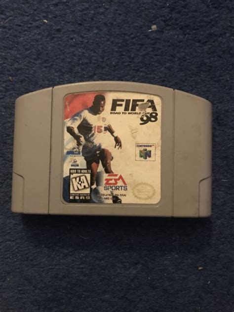 Fifa Road To World Cup 98 Tested Rare Soccer Game Nintendo 64 1997