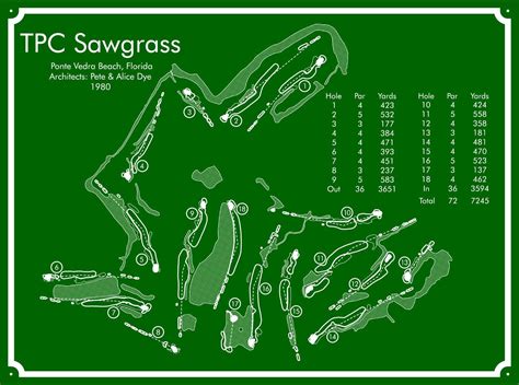 Tpc Sawgrass Is Presented Here With Stunning Quality Depth And Gloss
