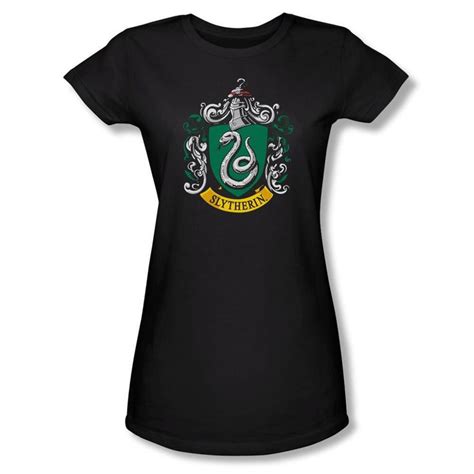 Add This Harry Potter Slytherin Crest T Shirt To Your Wardrobe This