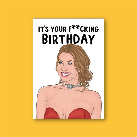 Vanderpump Rules Birthday Card Stassi Schroeder Birthday Etsy