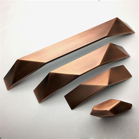 Modern Simple Copper Bronze Black Cabinet Pull Handle Door Pull Handle