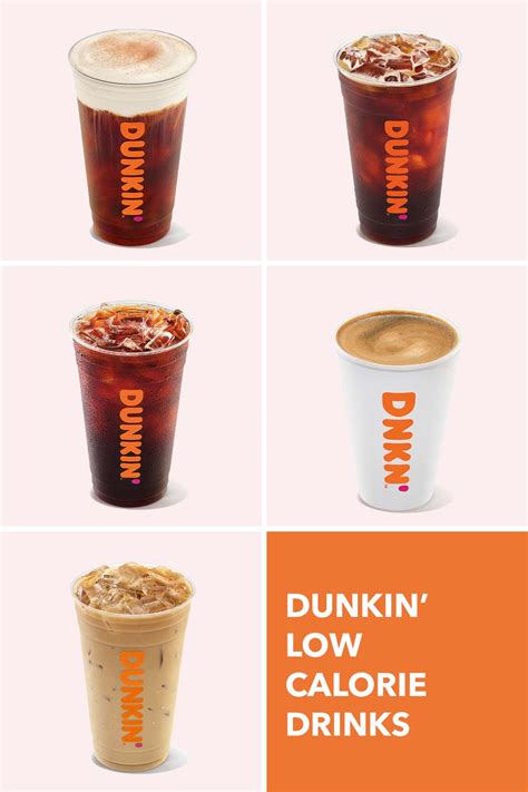 30 Dunkin Low Calorie Drinks Coffee At Three