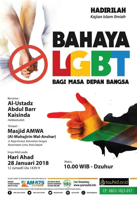 Kajian Islam Ilmiah Bahaya LGBT Bagi Masa Depan Bangsa Depok