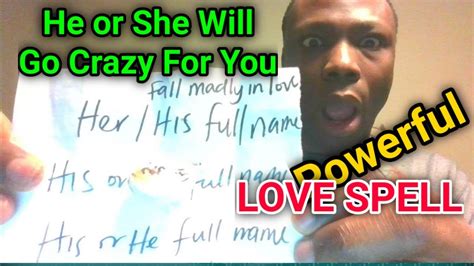 this powerful love spell will make him or her fall madly in love with you youtube