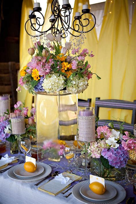 Purple And Yellow Spring Wedding Ideas Elizabeth Anne Designs The