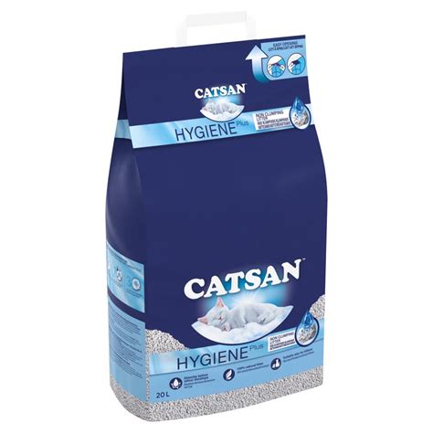 20l Catsan Hygiene Non Clumping Cat Litter 20 Litres Odour Control