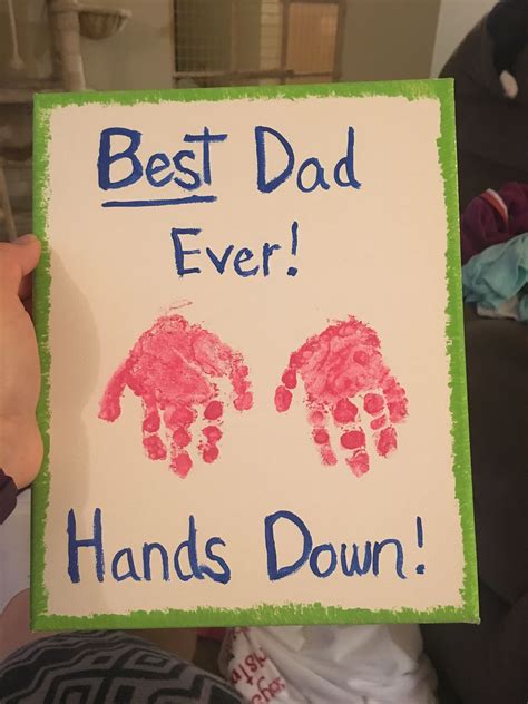 Fathers Day T Made By Baby Great Fun And Easy Kid Craft Daddy