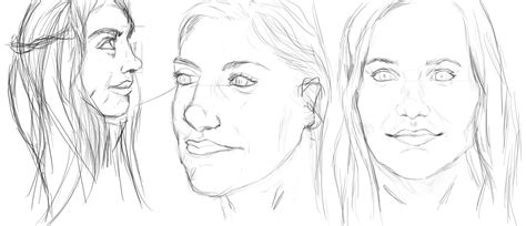 Artstation Face Sketches