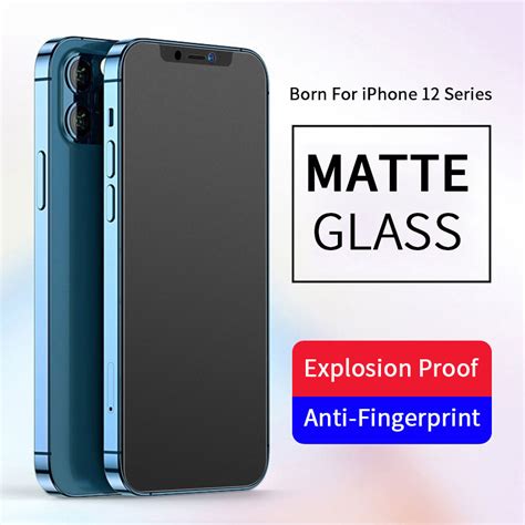 Matte Tempered Glass Compatible For Iphone Pro Max Mini