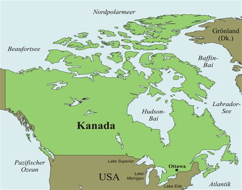Lage von kanada innerhalb nordamerikas und der welt. Kanada | Truppendienst