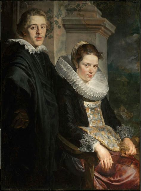 Portrait Of A Young Married Couple About 162122 Jacob Jordaens