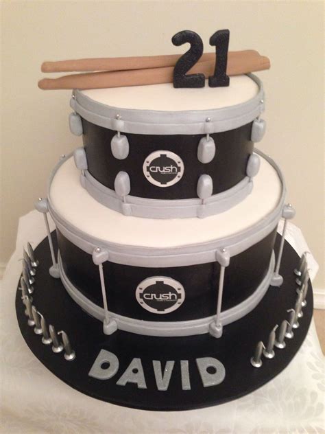 Snare Drum Cake Crush Drums By Jojo B Drum Birthday Cakes Drum Cake