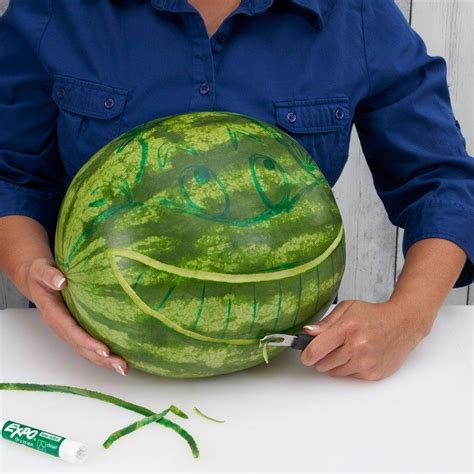 wassermelone schnitzen 4 kreative ideen mit anleitungen zum nachmachen doc tipps