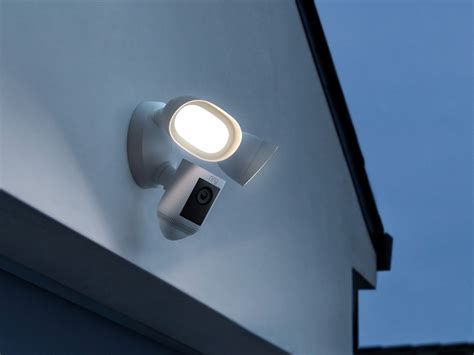 Ring Floodlight Cam Wired Pro Has Ultrabright Leds And D Motion Detection For Security Gadget