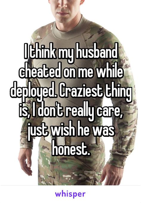 17 deployed military men who cheated on their wives back home