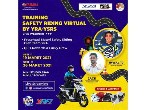 Training Safety Riding Virtual Naik Motor Jurnal Pengendara Motor