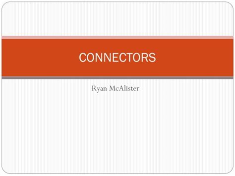 Ppt Connectors Powerpoint Presentation Free Download Id6659344