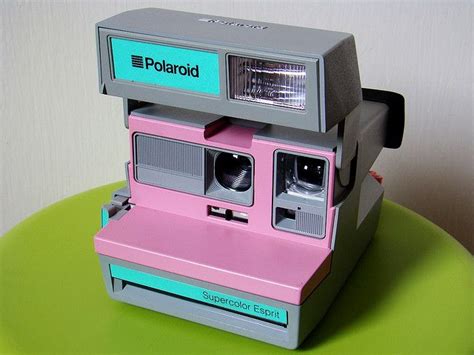 Polaroid Supercolor Esprit Grey Pink Ii Instant Camera Camera