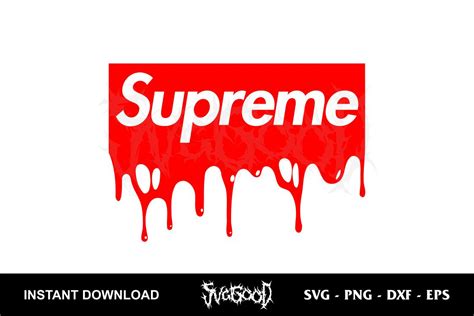 Supreme Drip Logo Svg Svggood