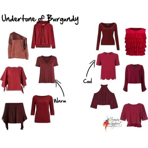 how to distinguish the undertone of red and burgundy moda zestawy kolorów i kolor