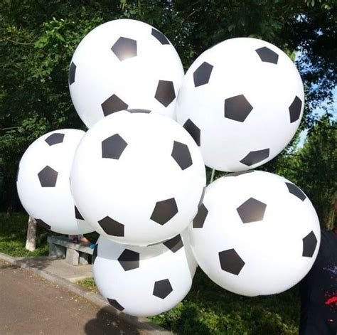 Soccer Ball Balloons Soccer Party Balloons Soccer Themed Etsy