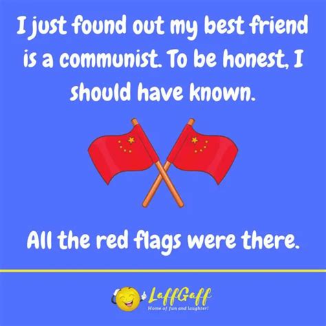 Funny Communist Friend Joke Laffgaff Home Of Laughter