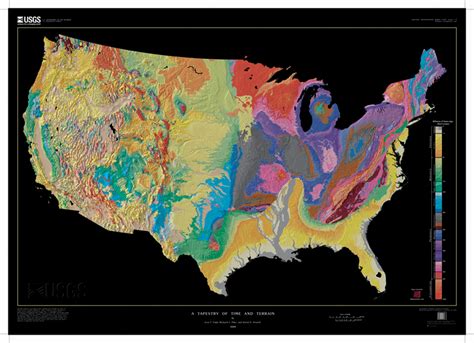 Generalized Geologic Map Of The United States