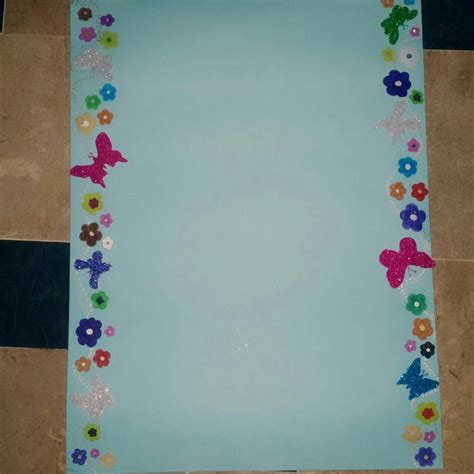 How To Decorate Chart Paper For School Project Best Design Idea