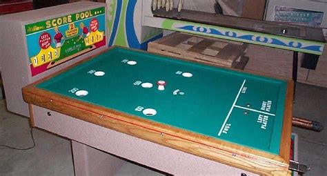 1956 Williams Score Pool Coin Operated Mechanical Bumper Pool Game