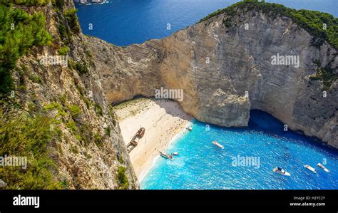 Navagio Beach Shipwreck Beach Zakynthos Island Greece The Most