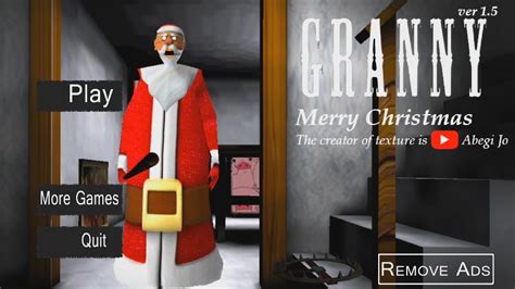 Granny Santa Claus Granny Mod Youtube