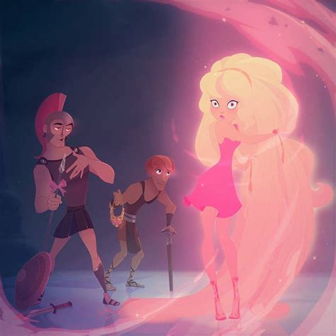 barbie and the gang from disney s princess aurora in an animated scene with pink hair