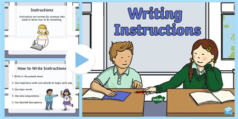 Writing Instructions Ks1 Powerpoint Teacher Made