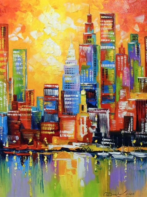 Bright New York City Paintings By Olha Darchuk