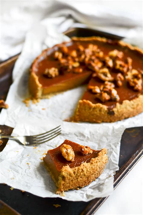 Pumpkin Caramel Tart With Candied Walnuts The View From Great Island