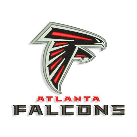 Atlanta Falcons Classic Logo Embroidery File Car Emblem Etsy