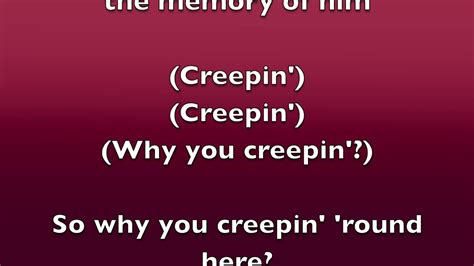 creepin lyrics