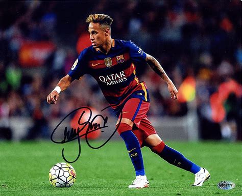 Neymar Jr Barcelona Signed Autographed 8 X 10 Photo At Amazons Sports
