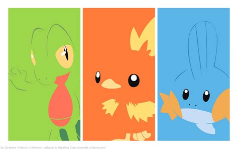 Starter Pokémon Wallpapers Wallpaper Cave