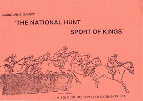 The National Hunt Sport Of Kings Board Game Your