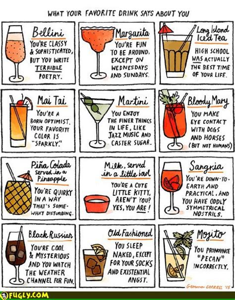 what your favorite drink says about you random images fugly