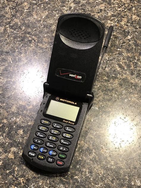 Motorola Startac St7868w Verizon Flip Phone Vintage Cell Ebay