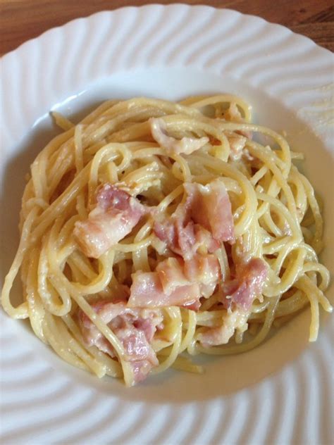 Spaghetti Carbonara ohne Sahne von Briesch