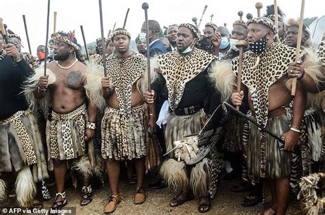 New King Of The Zulus Is Whisked Away From His Public Unveiling In
